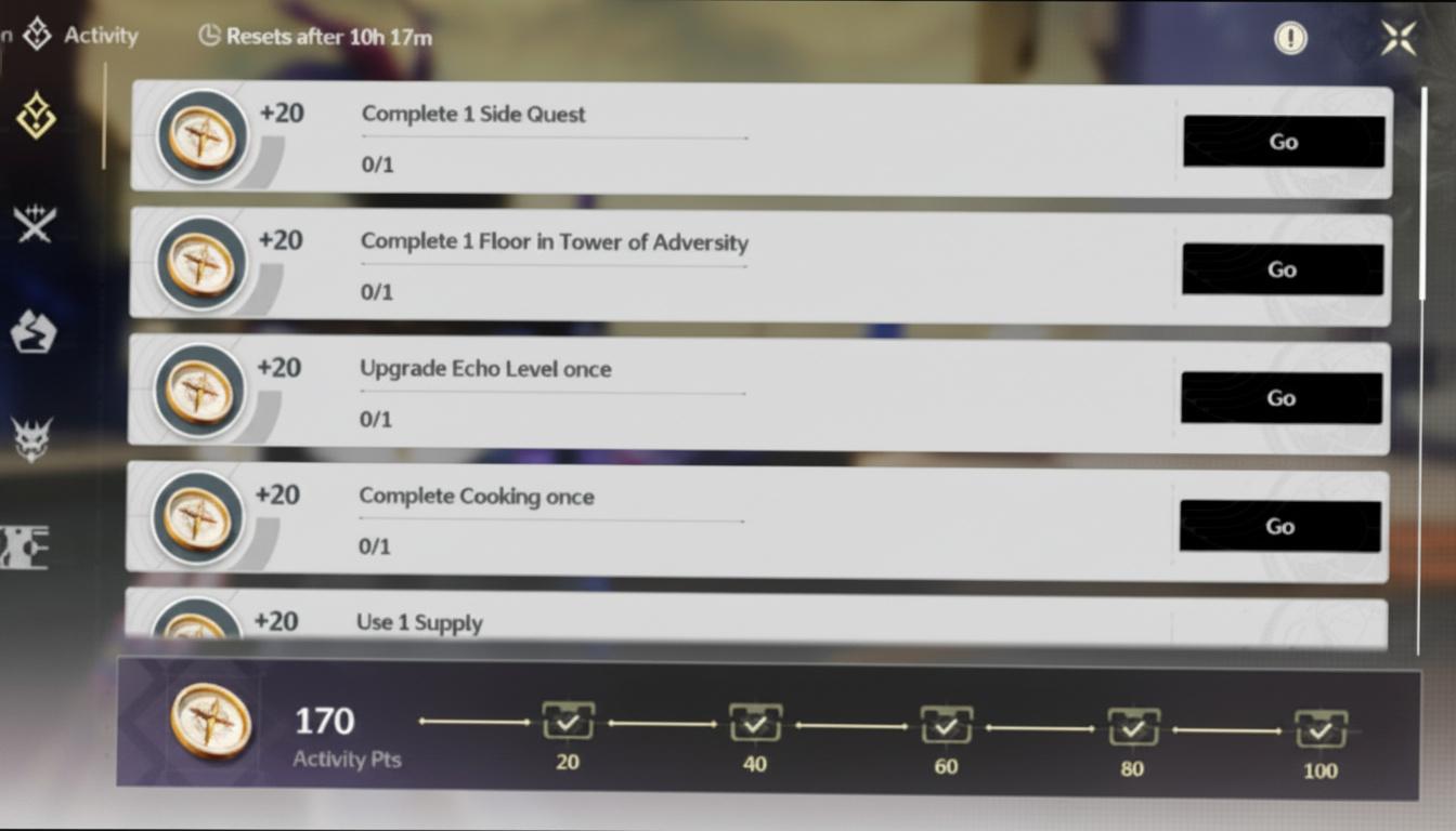 Daily Activities Rewards